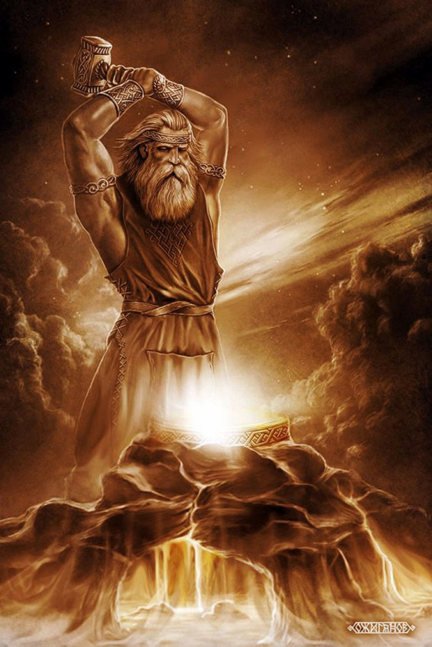 Он является самым главным богом славян, и отцом всех славянских богов-Сварожичей (Перуна - бога молний и грома, Даждьбога - бога солнечного света, Семаргла - бога огня и Стрибога - бога воздушной стихии)